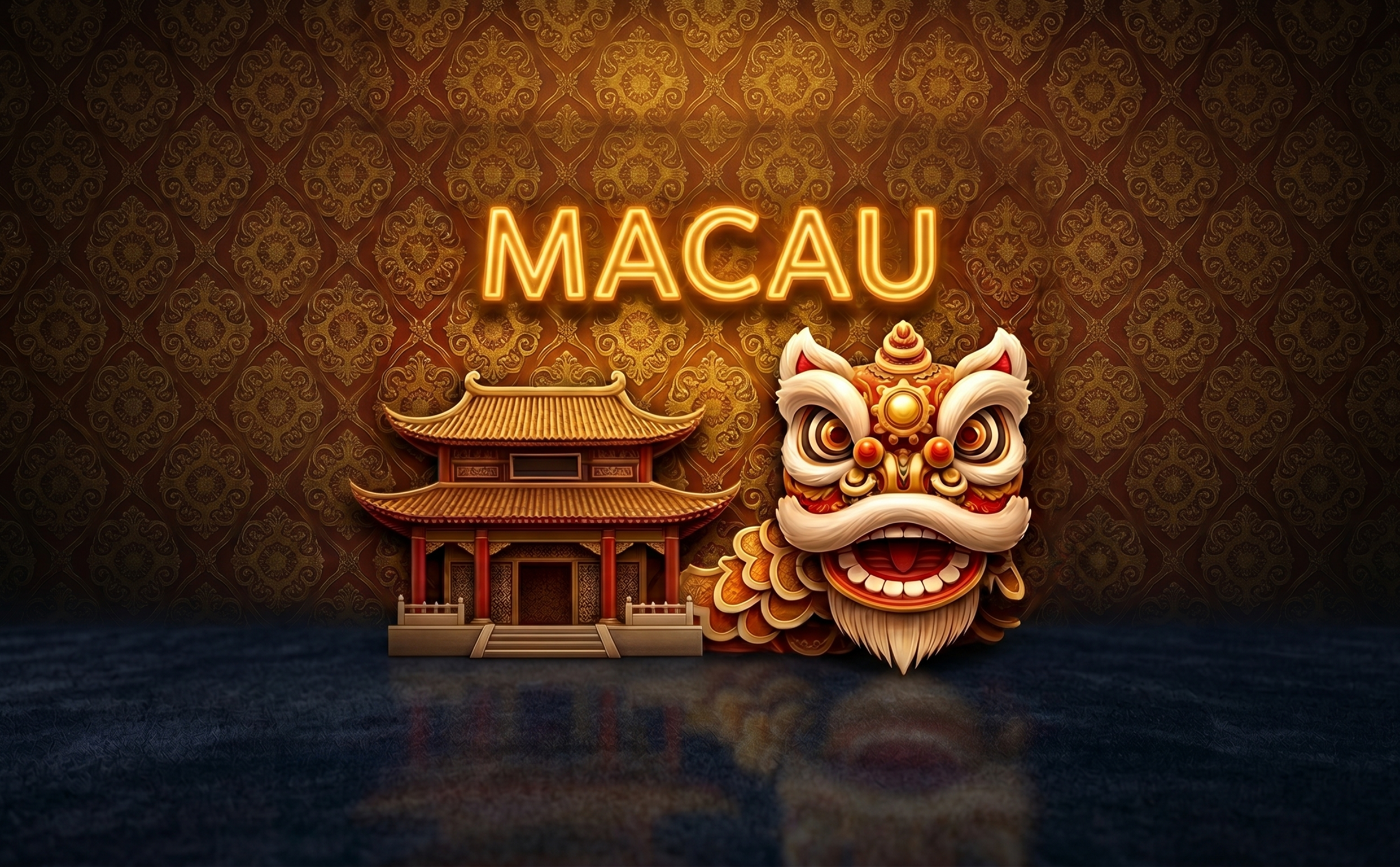 Macau poker room artwork
