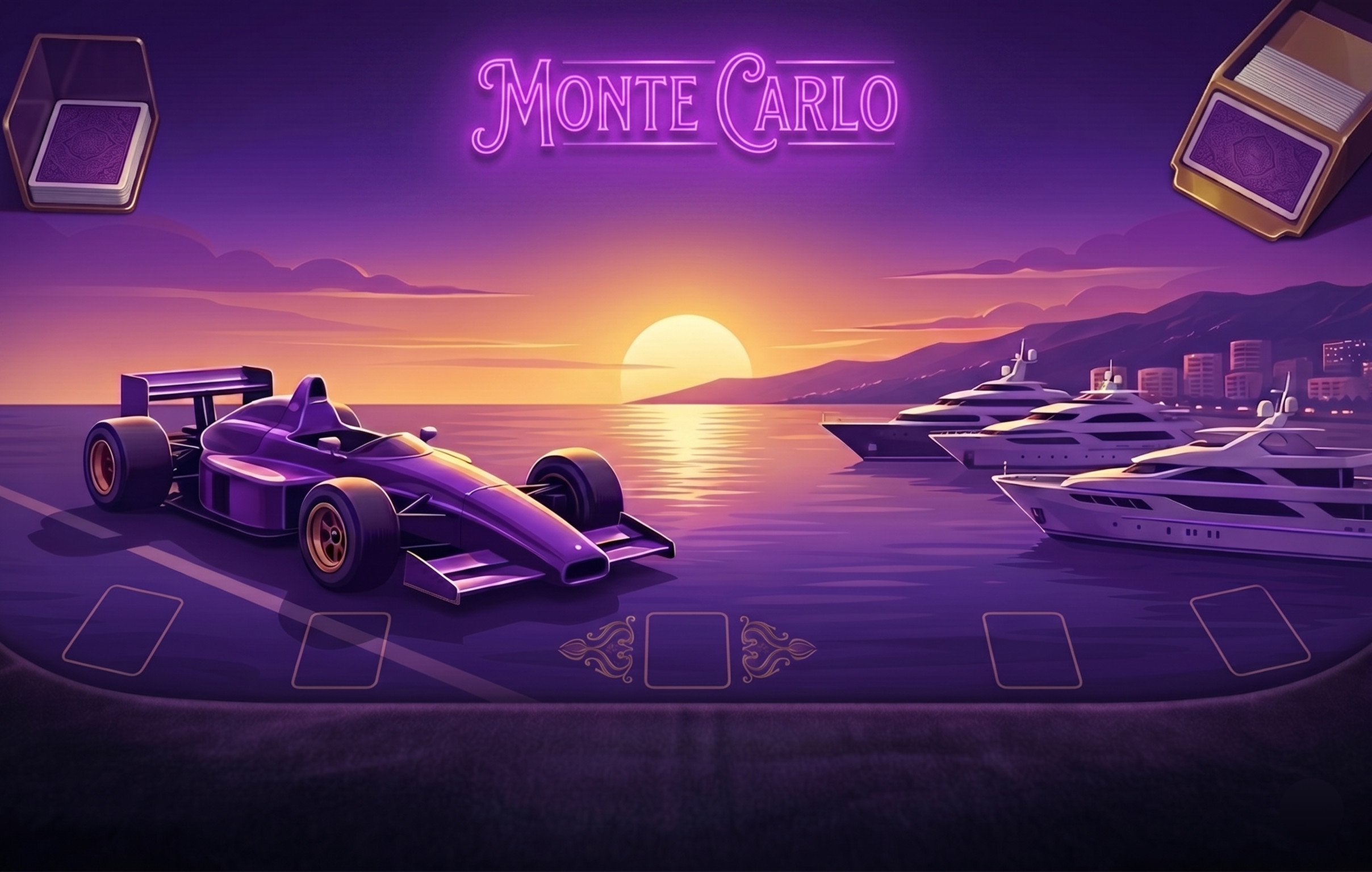 Monte Carlo poker room artwork